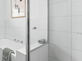 Full bathroom shower renovation