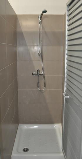 Shower base repair in rental property